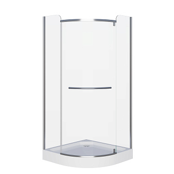 Душевой уголок Grossman Classic GR-7090 90х90 стекло прозрачное профиль хром глянцевый без поддона